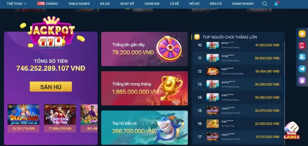 Thế giới trò chơi đa dạng tại 0k9